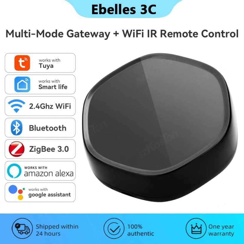 Gateway de Controle Remoto IR Tuya Smart Life Zigbee — Controle Remoto IR Smart Life