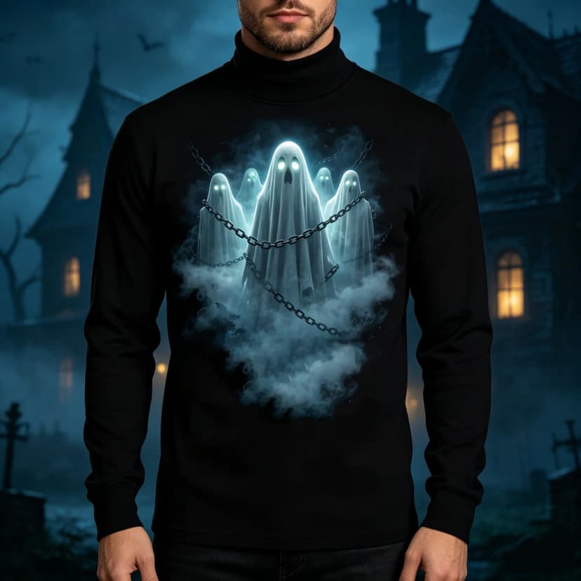 T-shirt Collo Alto Fantasma 2026 | Stile Gotico Scuro — Tendenze 2026