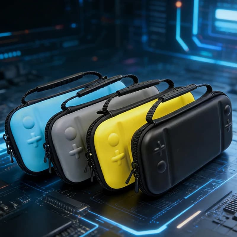 Étui de protection compact jaune pour Switch Lite — Housse de Transport Protection Console