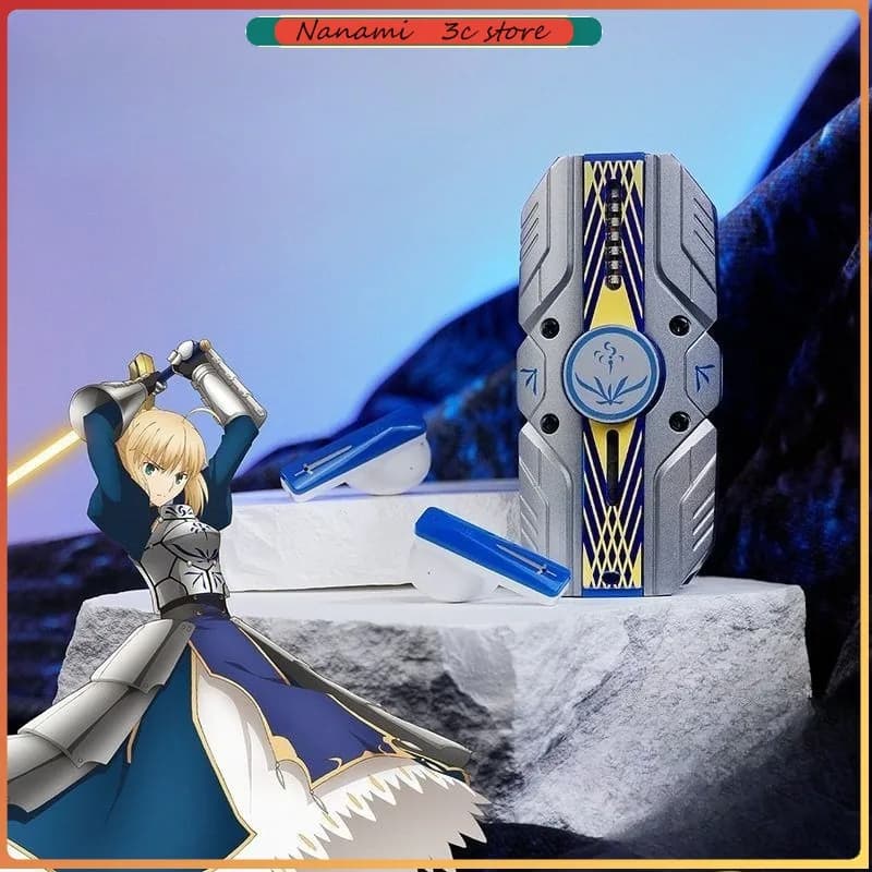 Écouteurs Bluetooth Fate Stay Night Saber avec Lumière RGB — Hearphones