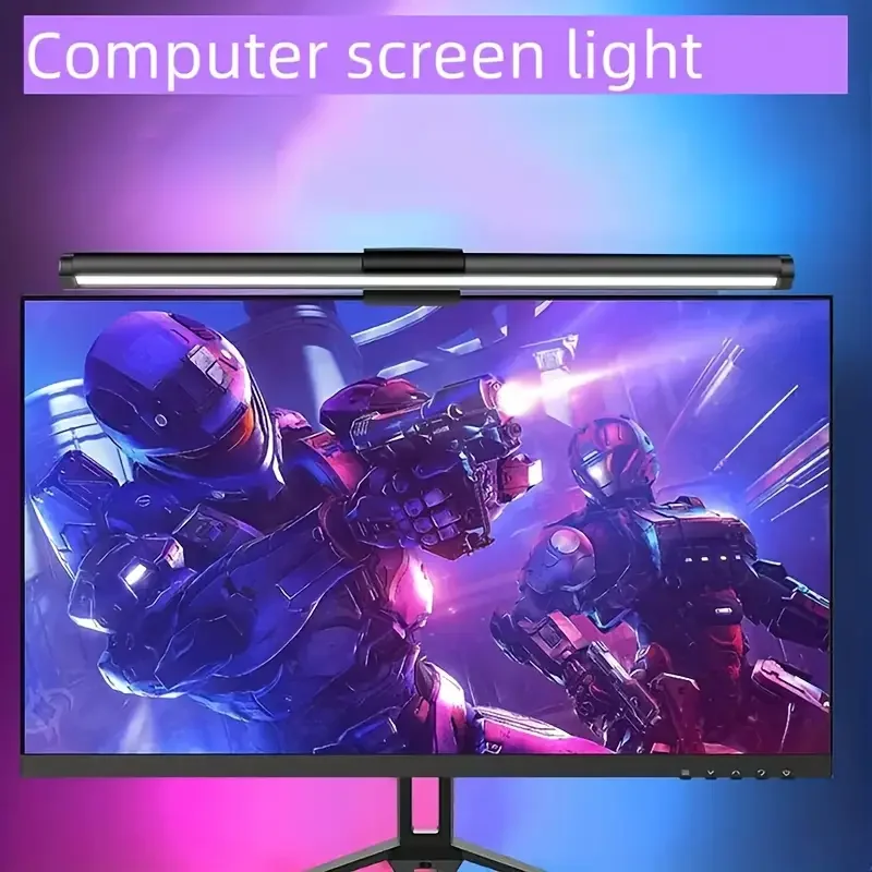 Barra de Luz LED RGB 40 cm para Monitor con Atenuación — Barras de Luz para Monitor