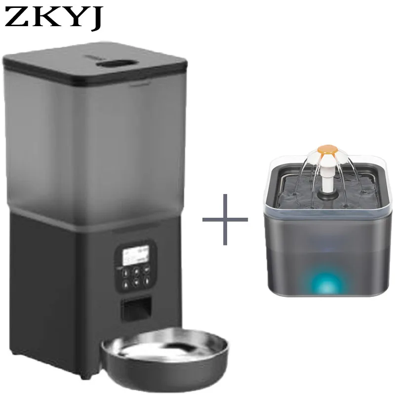 Tuya WiFi Automatischer Futterautomat 6L für Hunde und Katzen — Automatischer Futterautomat WIFI