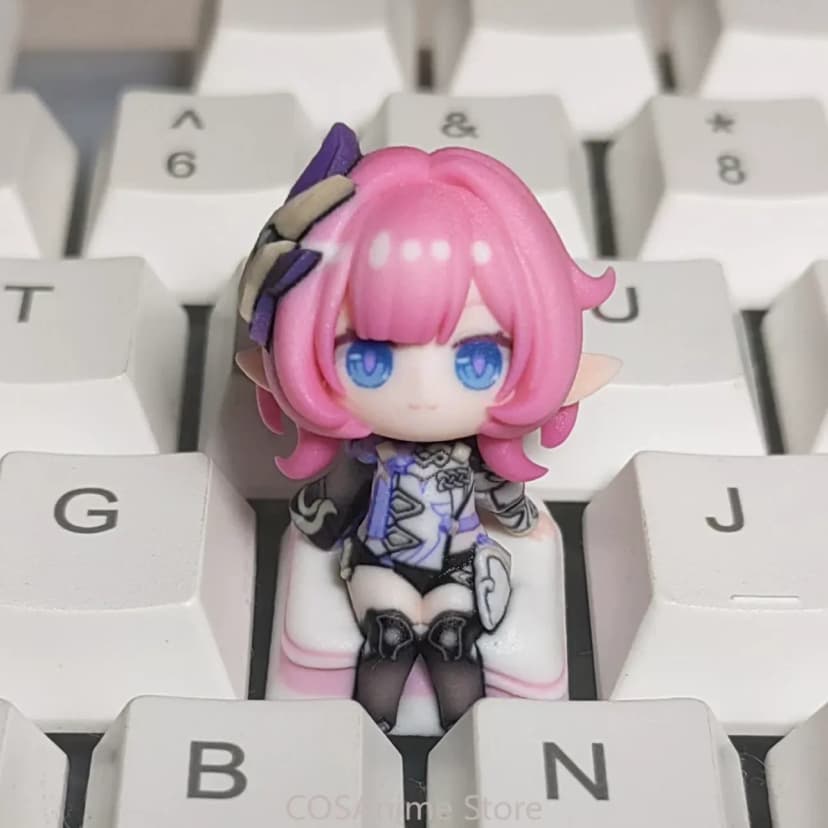Honkai Impact 3 Elysia Cosplay Harz Keycaps für Tastatur — Keycaps