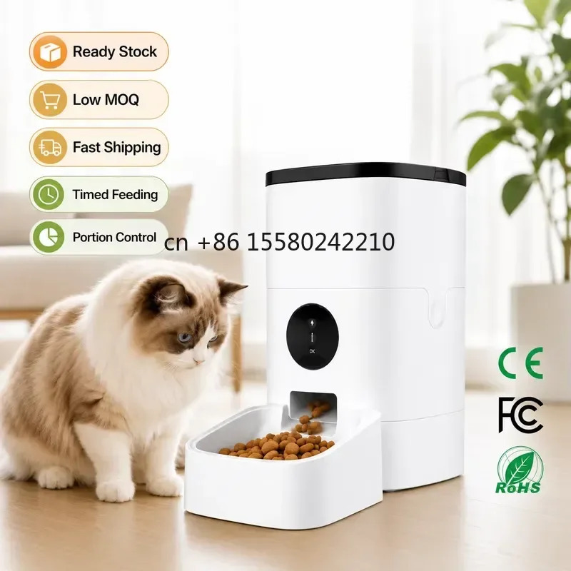 Automatischer WiFi-Futterspender 4L für Hunde und Katzen — Automatischer Futterautomat WIFI