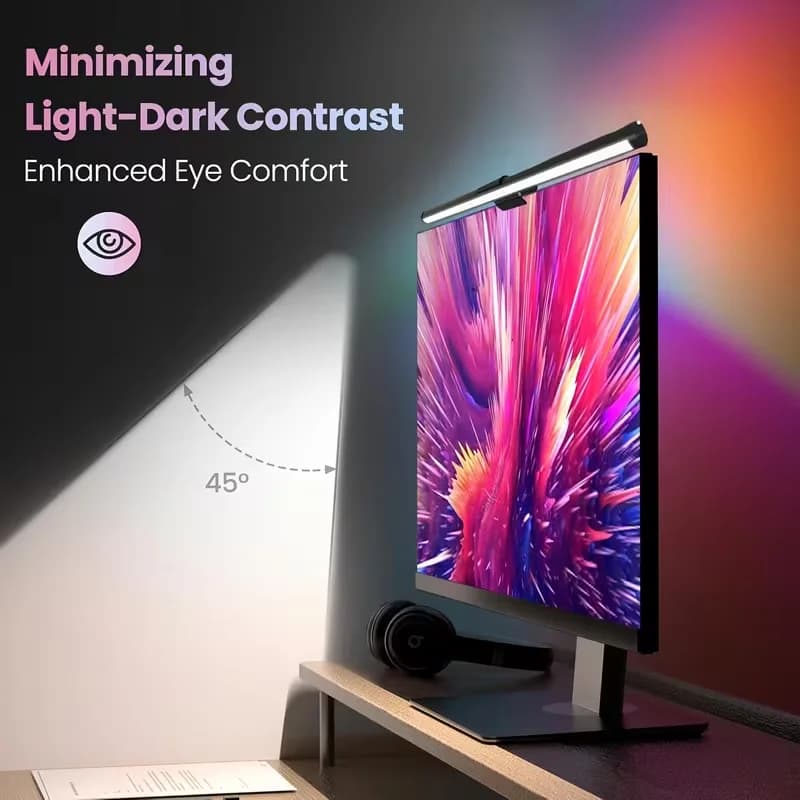 Monitor Light Bar LED RGB: Ilumina tu Pantalla sin Reflejos — Barras de Luz para Monitor