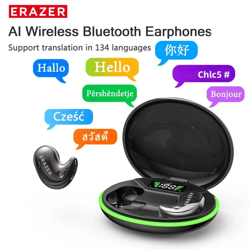 EARZER XF58 Bluetooth In-Ear Headphones with Translator — Hearphones | EARZER