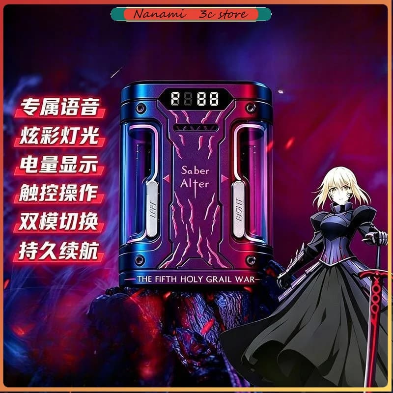 Fate Saber Alter TWS RGB Gaming Earbuds — Hearphones
