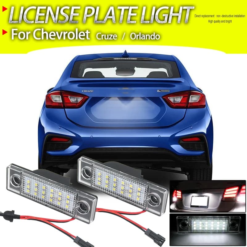 Lumières LED Canbus Chevrolet Cruze sans Erreur | 2Pcs — Ampoule LED Voiture Canbus | Chevrolet